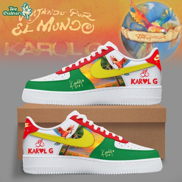 Karol G Viajando Por El Mundo Tropitour Sunset Flight Low AF1 Sneaker
