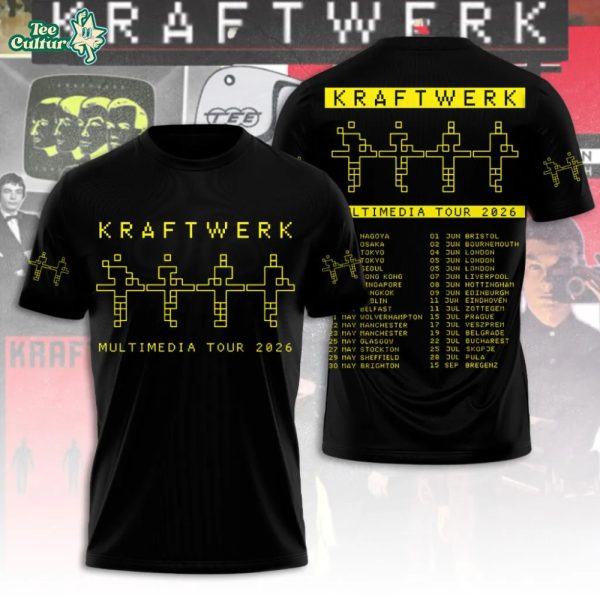 Kraftwerk Tour 2026 3D Tshirt