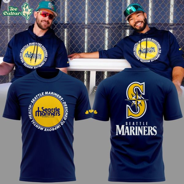 Limited Edition Seattle Mariners Designed To Improve Mental Health Tshirt