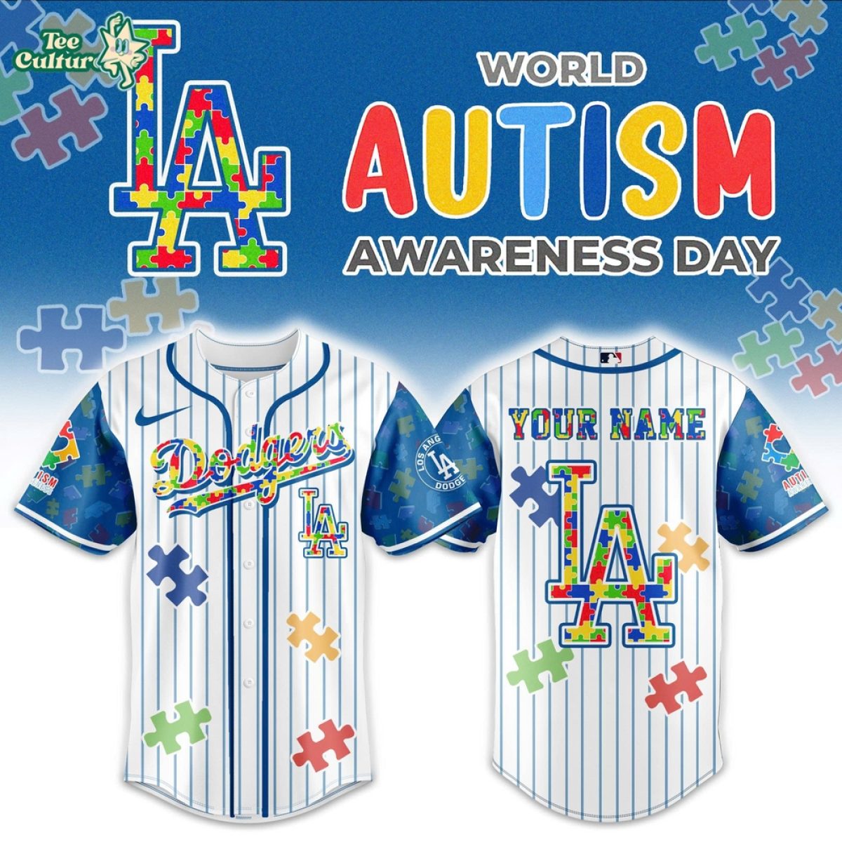 Los Angeles Dodgers Autism Awareness 2026 Limited Edition Baseball