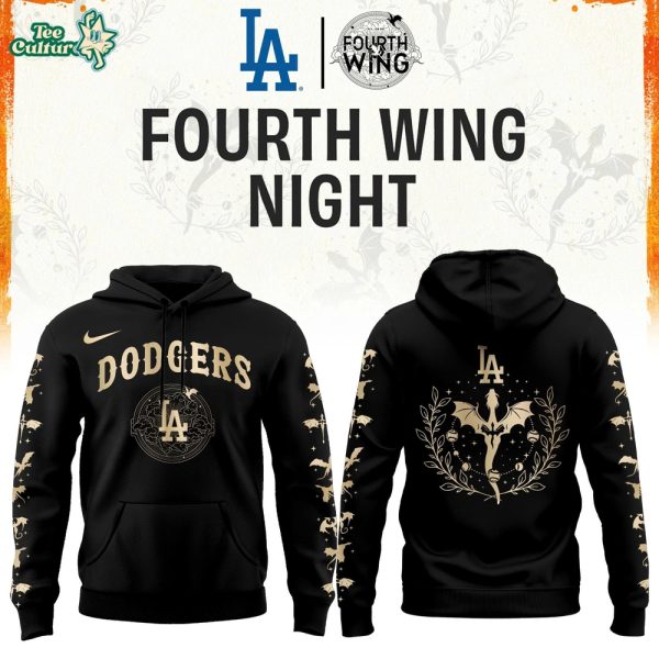 Los Angeles Dodgers Fourth Wing Night Special Baseball Hoodie