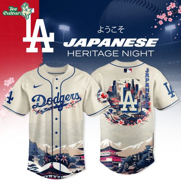 Los Angeles Dodgers Japanese Heritage Night in LA 2026 Edition Jersey