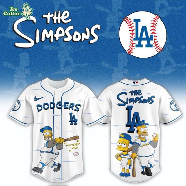 Los Angeles Dodgers The Simpsons 2026 Limited Edition Jersey Jogger Cap Set
