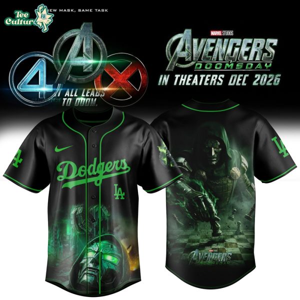 Los Angeles Dodgers x Marvel Avengers Doomsday 2026 Doctor Doom Limited MLB Jersey