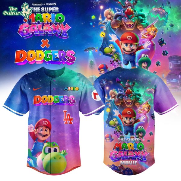 Los Angeles Dodgers x Super Mario Galaxy 2026 Limited Edition Baseball Jersey