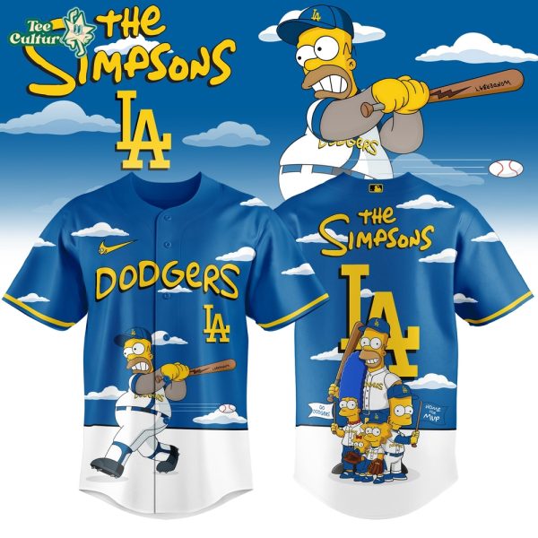 Los Angeles Dodgers x The Simpsons 2026 Limited Edition Baseball Jersey