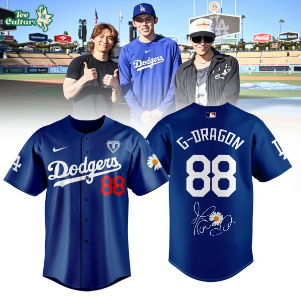 Los Angeles x G-Dragon Big Bang 2026 Baseball Jersey Limited Edition