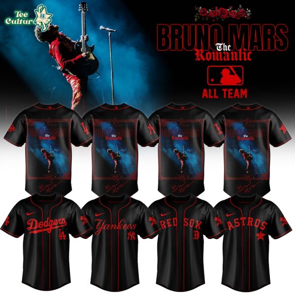 MLB All Team X Bruno Mars “The Romantic Tour 2026” Limited Edition - Jersey 1