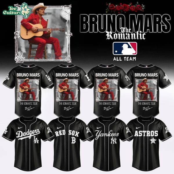 MLB All Team X Bruno Mars “The Romantic Tour 2026” Limited Edition - Jersey 2