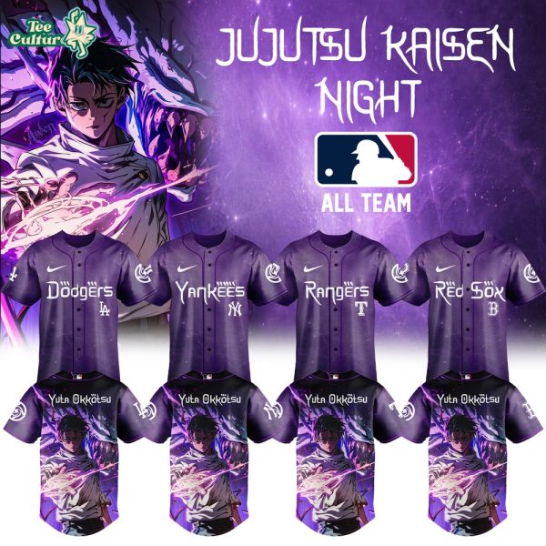 MLB All Team X “JUJUTSU KAISEN NIGHT” 2026 Limited Edition Custom Jersey 1