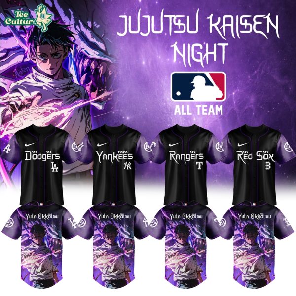 MLB All Team X “JUJUTSU KAISEN NIGHT” 2026 Limited Edition Jersey 2
