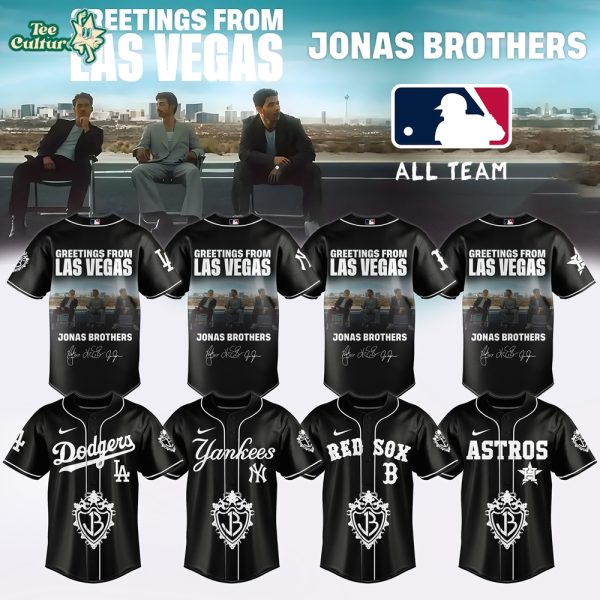 MLB All Team X Jonas Brother “Greetings From Las Vegas” 2026 Limited Edition Signature - Jersey 1