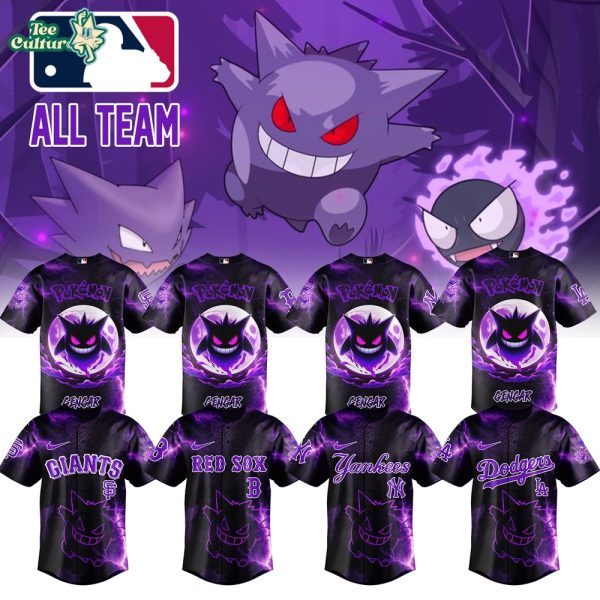 MLB All Team X Pokémon 30th Anniversary Gengar 2026 Limited Edition – Jersey 2