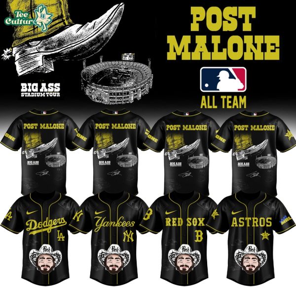 MLB All Team X Post Malone “The Big Ass Stadium Tour 2026” Limited Edition - Jersey 2