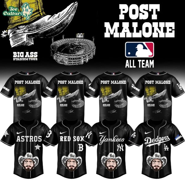 MLB All Team X Post Malone “The Big Ass Stadium Tour 2026” Limited Edition - Jersey 3