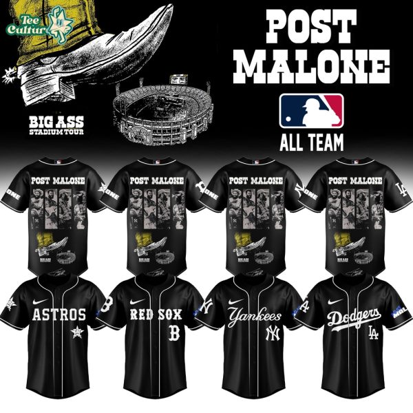 MLB All Team X Post Malone “The Big Ass Stadium Tour 2026” Limited Edition - Jersey 4