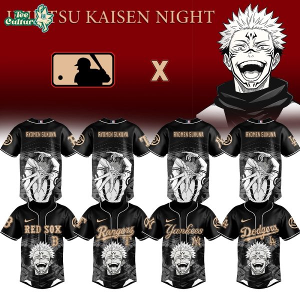 MLB All Team x JUJUTSU KAISEN NIGHT Ryomen Sukuna 2026 Limited Edition – Jersey Ver3