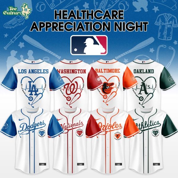 MLB All Teams Healthcare Appreciation Night 2026 Limited Edition Baseball Jersey