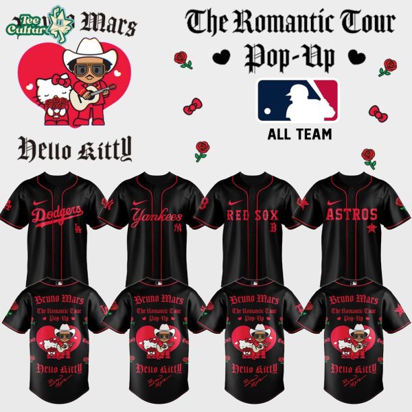 MLB All Teams X “Bruno Mars ♥️ Hello Kitty - The Romantic Tour 2026” Limited Edition Jersey 2