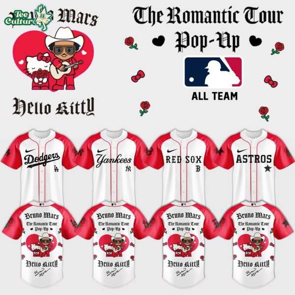 MLB All Teams X “Bruno Mars ♥️ Hello Kitty - The Romantic Tour 2026” Limited Edition Jersey 4