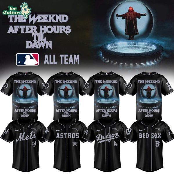MLB All Teams X The Weeknd ”After Hours Til Dawn Tour” Limited Edition Signature - Jersey 1