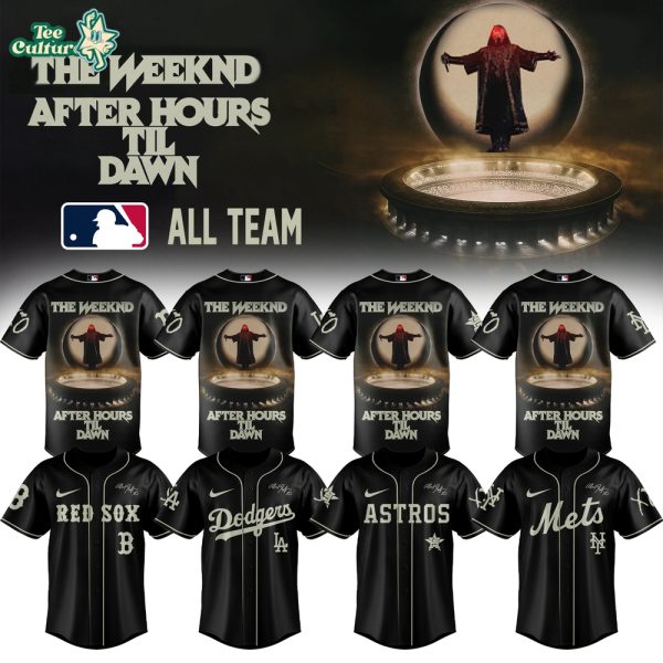 MLB All Teams X The Weeknd ”After Hours Til Dawn Tour” Limited Edition Signature - Jersey 2
