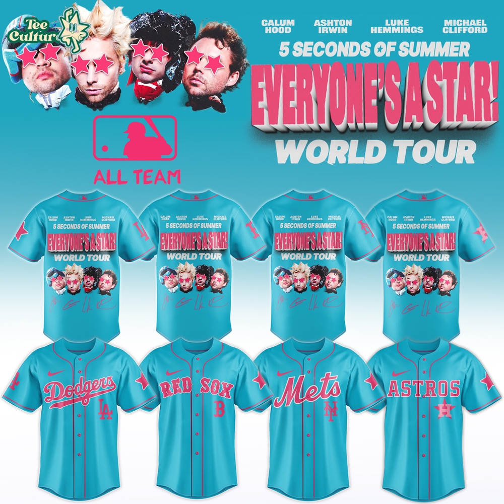 MLB All Teams x 5 Seconds of Summer Everyone's A Star World Tour