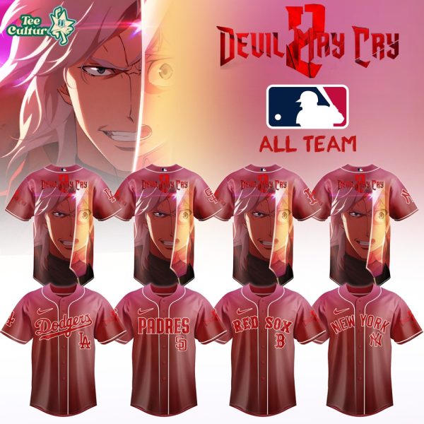 MLB All Teams x Devil May Cry 2 2026 Limited Edition Baseball Jersey Version 1