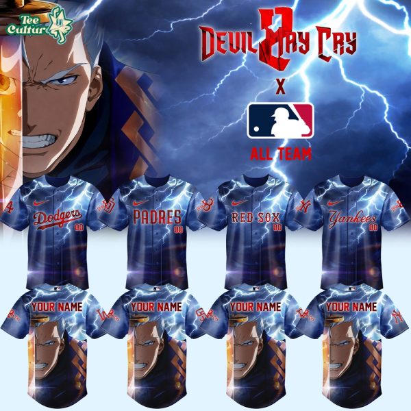 MLB All Teams x Devil May Cry 2 2026 Limited Edition Custom Baseball Jersey Version 3
