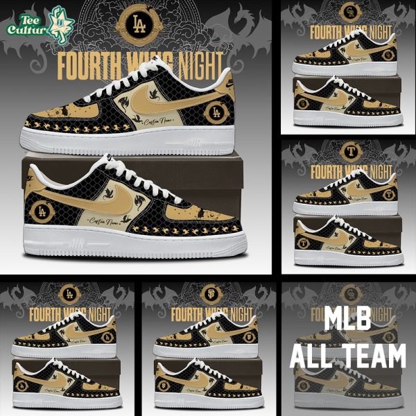 MLB All Teams x Fourth Wing Night AF1 Shoes