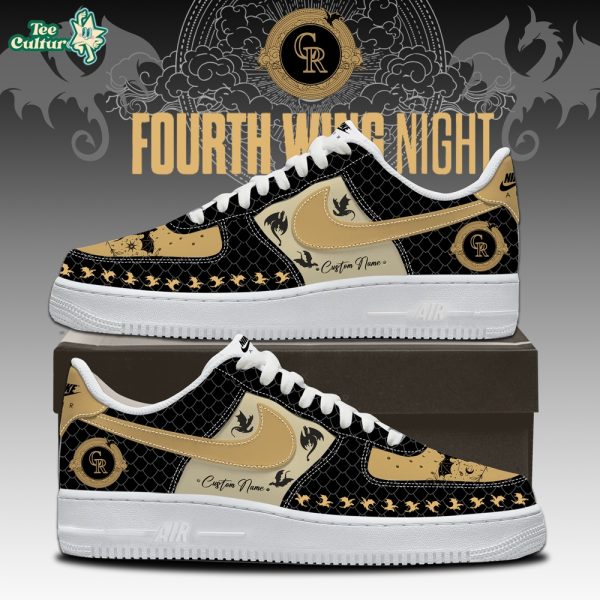 MLB All Teams x Fourth Wing Night AF1 Shoes by Teesculture.com
