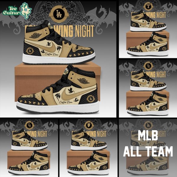 MLB All Teams x Fourth Wing Night AJ1 Shoes