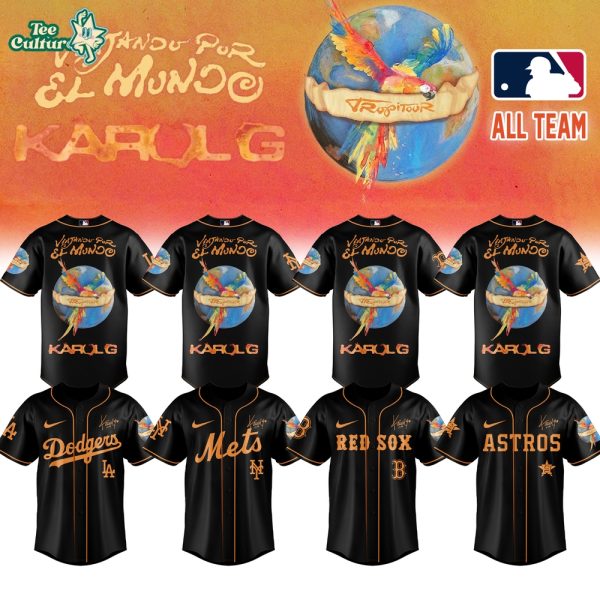 MLB All Teams x Karol G ”VIAJANDO POR EL MUNDO TROPITOUR” Limited Edition Signature - Jersey 2
