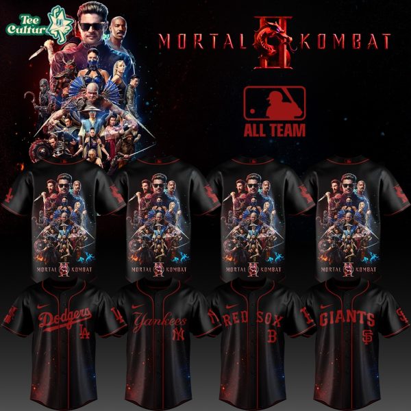 MLB All Teams x Mortal Kombat II 2026 Special Edition Baseball Jersey Design 1