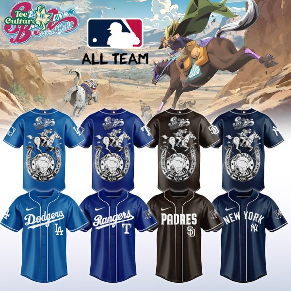 MLB All Teams x Steel Ball Run 2026 Limited Edition Baseball Jersey Version 2