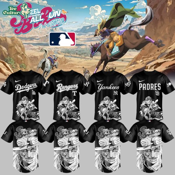 MLB All Teams x Steel Ball Run 2026 Limited Edition Baseball Jersey Version 4