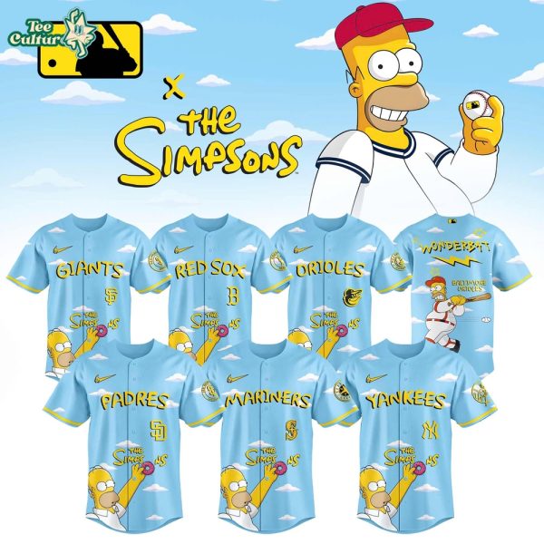 MLB x The Simpsons 2026 Special Edition Baseball Jersey Collection