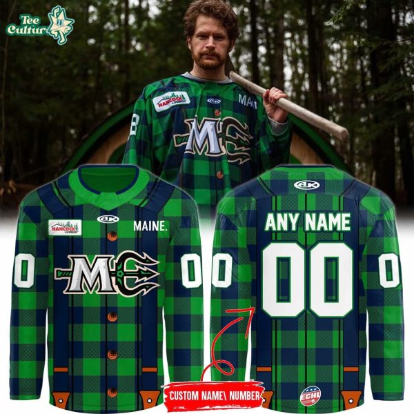 Maine Mariners 2026 Custom Name Special Edition Hockey Jersey