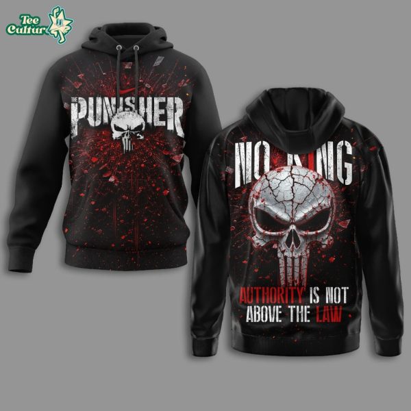 Marvel The Punisher Authority Is Not Above The Law Premium 3D Graphic Hoodie
