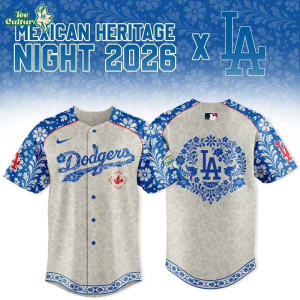 Mexican Heritage Nightx Los Angeles Dodgers Mlb 2026 Edition Jersey