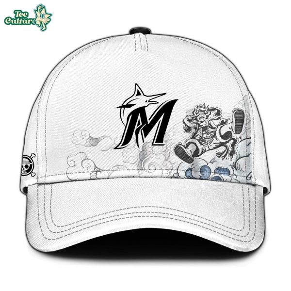 Miami Marlins x One Piece Jersey 2026 Luffy Gear 5 by Teesculture.com