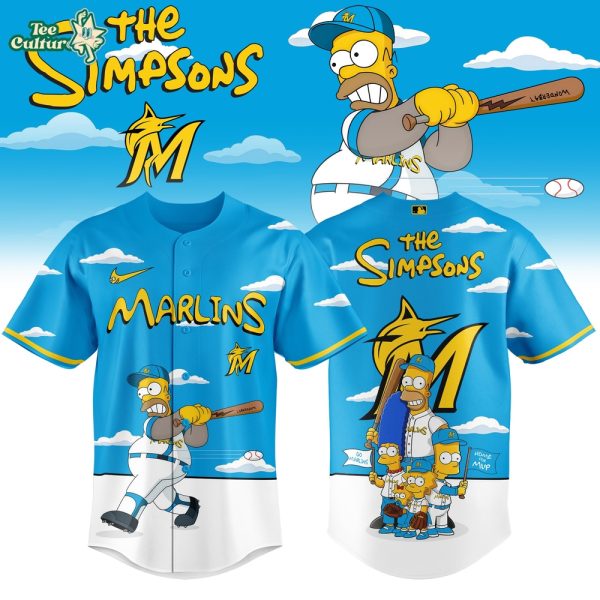 Miami Marlins x The Simpsons 2026 Limited Edition Baseball Jersey