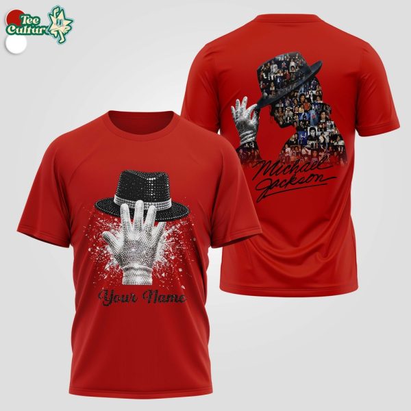 Michael Jackson King of Pop Signature Fedora and Sparkling Glove Fan Merch Tshirt