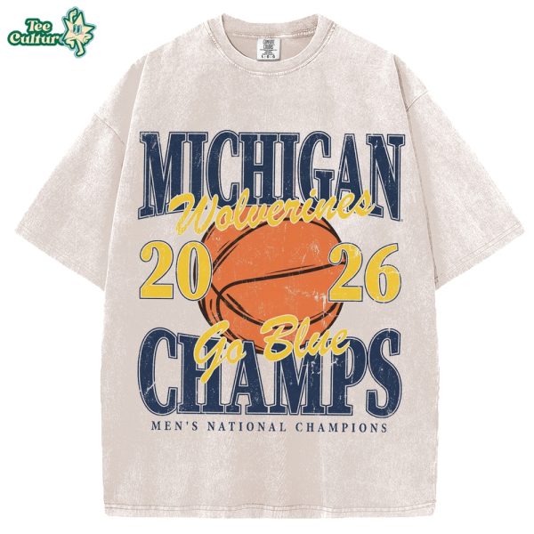 Michigan Wolverines 2026 Basketball Champions T-Shirt