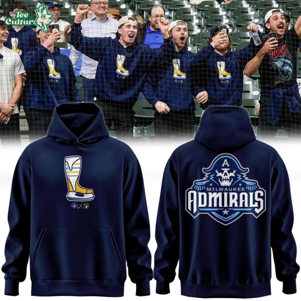 Milwaukee Admirals x Milwaukee Brewers Limited Edition Hockey Style Hoodie V2