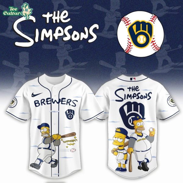 Milwaukee Brewers The Simpsons 2026 Limited Edition Jersey Jogger Cap Set