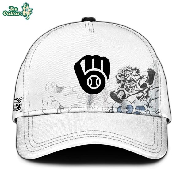 Milwaukee Brewers x One Piece Jersey 2026 Luffy Gear 5 by Teesculture.com