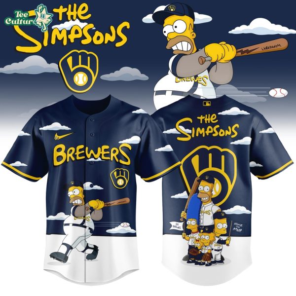 Milwaukee Brewers x The Simpsons 2026 Limited Edition Baseball Jersey