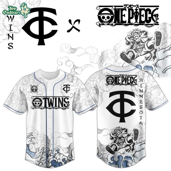Minnesota Twins x One Piece Jersey 2026 Luffy Gear 5