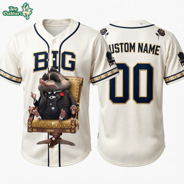 Mr. Big Zootopia Character Inspired Baseball Jersey